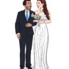 Portrait de mariés pour faire-part de mariage
